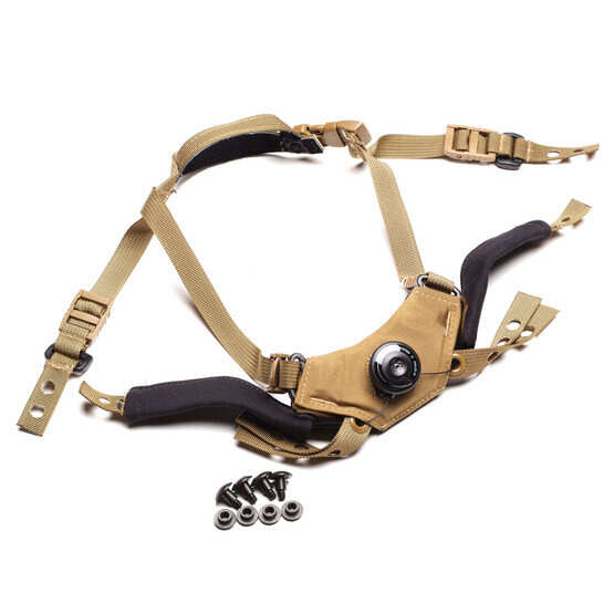 Team Wendy CAM FIT Retention System for USMC ECH in Coyote Brown